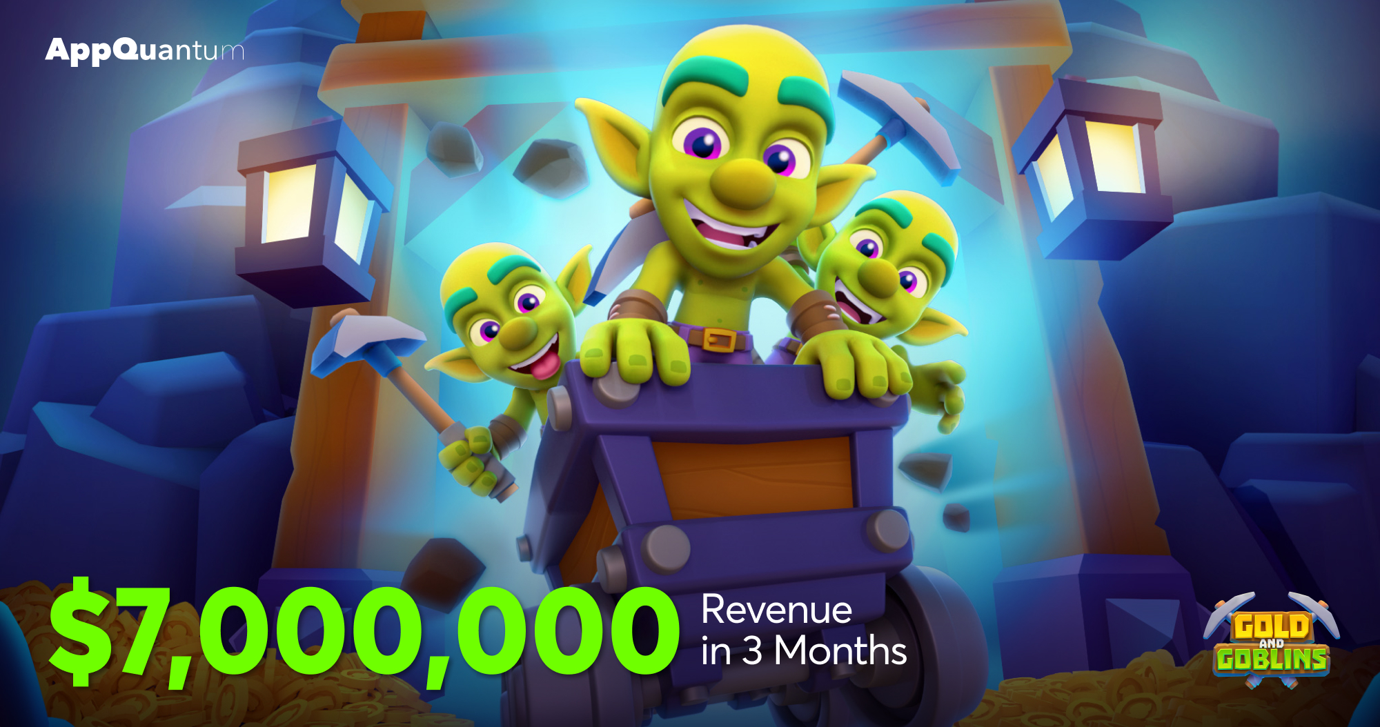 AppQuantum Has Earned $7,000,000 for Gold & Goblins in 3 Months